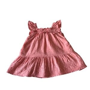 Btween Baby Pink Swiss Dot Ruffle Romper Tassels DO‎ NOT BUY/ NOT AVAILABLE